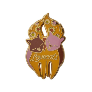 Erstwilder Love Cats Enamel Pin