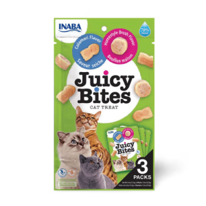 Inaba Juicy Bites Cat Treats Calamari and Homestyle Broth Flavor