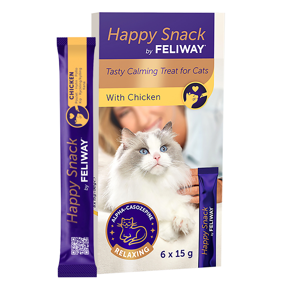 Happy Snack by FELIWAY Chicken 6 Pack