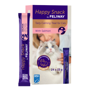 Happy Snack by FELIWAY Salmon 24 Pack