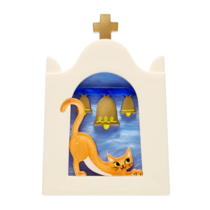Erstwilder Aegean Feline Brooch