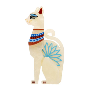 Erstwilder Bastet the Protector Brooch