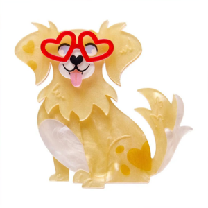 Erstwilder Valentino Pupperino Brooch