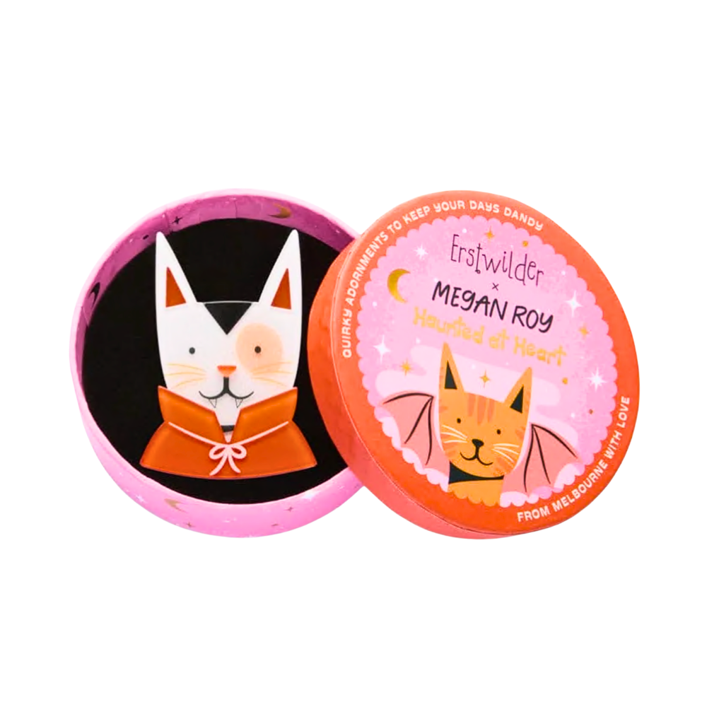 Erstwilder Fangtastic Kitty Brooch