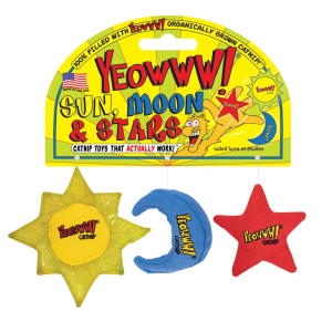 Yeowww! Sun, Stars & Moon Catnip Toys